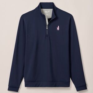 Johnnie-O Women’s Quarter Zip Sweater Size Small Navy Casual Comfortable Preppy